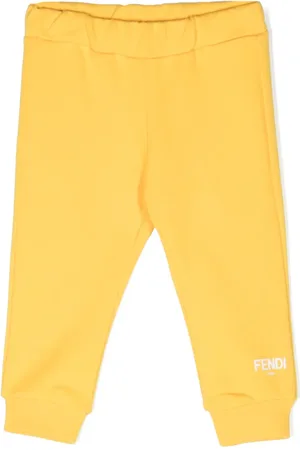 Fendi Pants con logo estampado