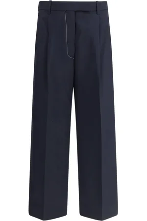 Thom Browne Pantalones rectos con tiro alto