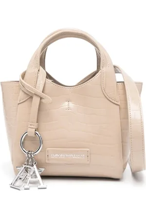 Emporio Armani Tote con aplique del logo