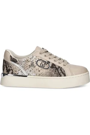 Liu Jo Tenis con paneles y efecto de piel de serpiente