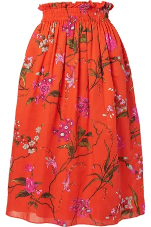 Erdem Falda acampanada con estampado floral