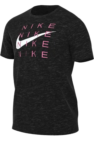 Nike Playera Dri-FIT Slub "Black/Smoke Grey"