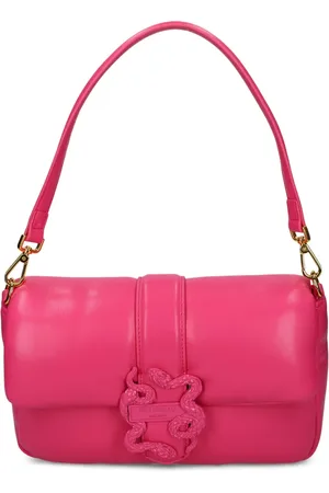 Roberto Cavalli Bolsa crossbody con placa de serpiente