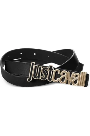 Roberto Cavalli Cinturón con logo en la hebilla