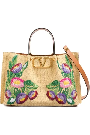 VALENTINO GARAVANI Tote mediana con bordado floral