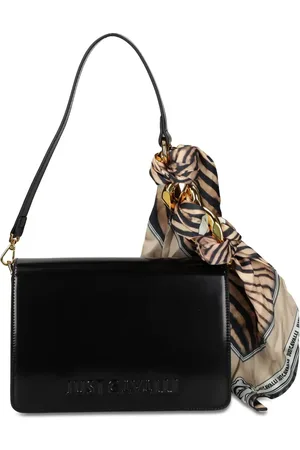 Roberto Cavalli Bolsa de hombro con logo en relieve