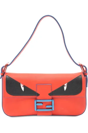 Fendi Bolsa de hombro Leather Monster Baguette 2010-2024