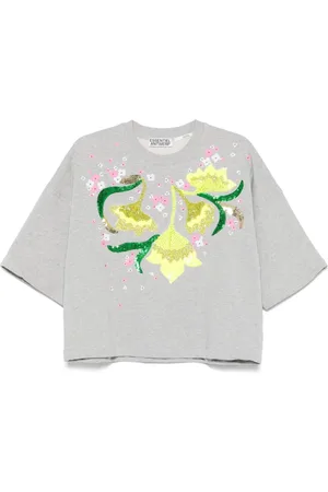 Essentiel Antwerp Playera con detalles de lentejuelas