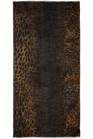 Zadig & Voltaire Mascada con estampado de leopardo