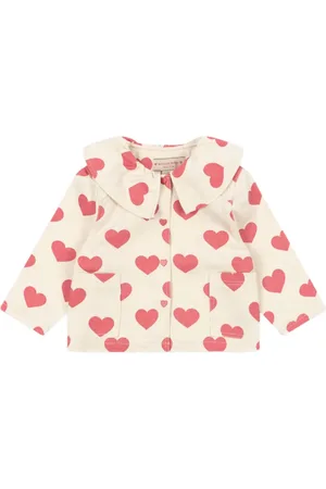 Konges Sløjd Chamarra con corazones estampados