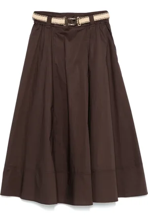 Twin-Set Falda midi con cinturón