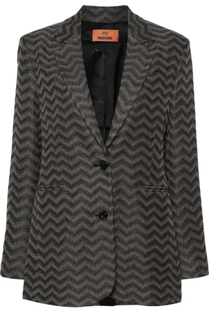 Missoni Blazer en zigzag con botones