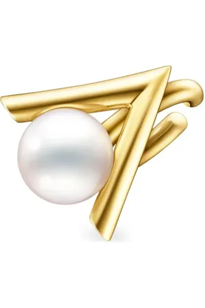 Tasaki Arete ear-cuff Danger Claw en oro amarillo de 18kt con perla