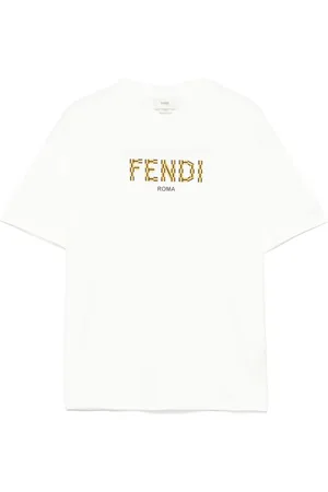 Fendi Playera con sello del logo