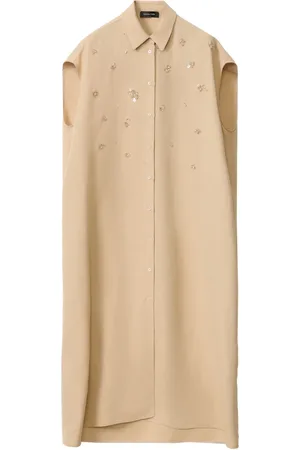 Fabiana Filippi Vestido midi bordado con lentejuelas