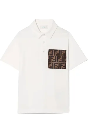 Fendi Playera tipo polo con hombros caídos