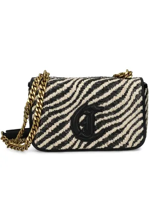 Roberto Cavalli Bolsa crossbody con estampado de cebra
