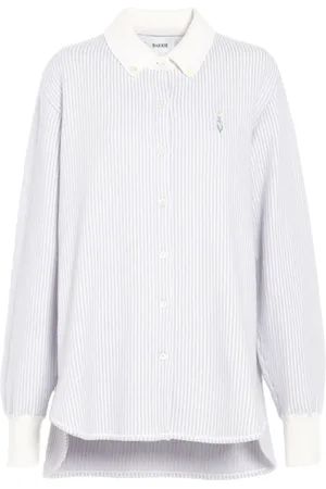 Barrie Camisa con rayas estampadas