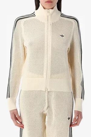 adidas Crochet-knit track jacket