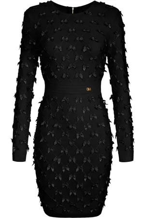 Elisabetta Franchi Vestido corto con detalle de moño