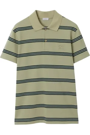 Burberry Playera tipo polo con rayas estampadas