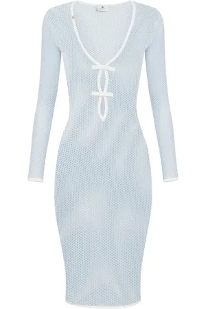 Elisabetta Franchi Vestido midi de tejido flojo