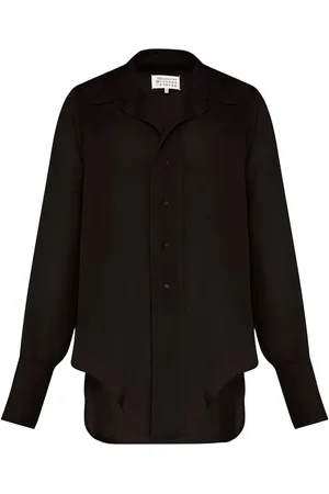 Maison Margiela Camisa con dobladillo caído