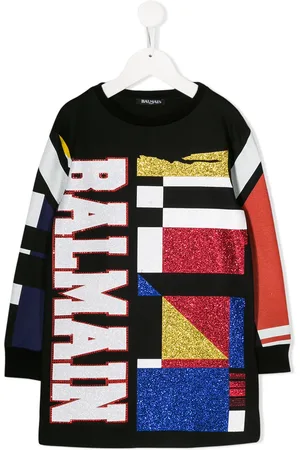 Balmain Camisa con estampado gráfico