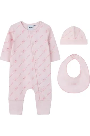 HUGO BOSS Set de mameluco con logo estampado
