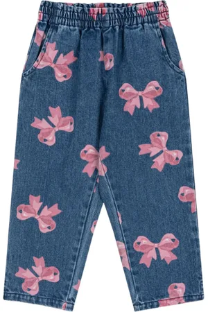Konges Sløjd Jeans con moño estampado