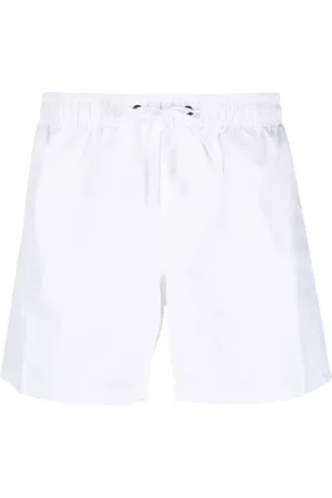 Sundek Shorts de playa con parche del logo y motivo de rayas