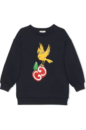 Gucci Sudadera con estampado de pájaro