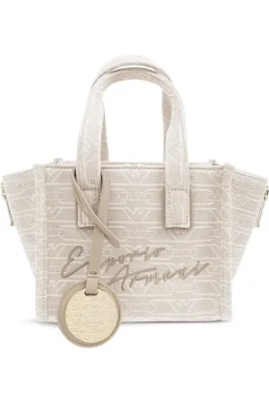 Emporio Armani Tote con logo bordado