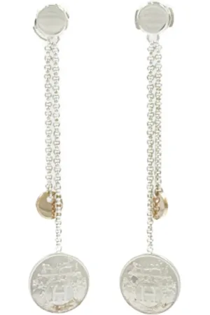 Hermès Aretes Exlibris PM en oro rosa de 18kt 2010