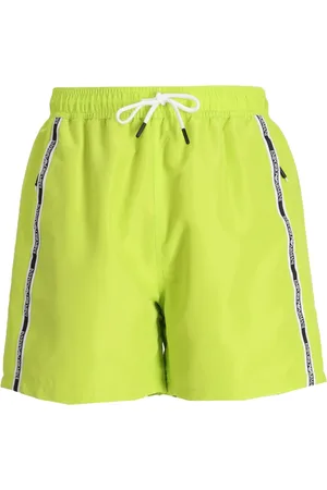 Emporio Armani Shorts de playa con franjas del logo