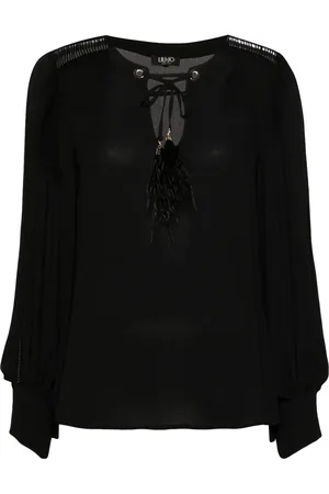 Liu Jo Blusa con ribete de crochet