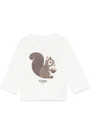 Fendi Playera con ardillas estampadas