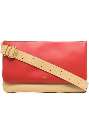 Jil Sander Bolsa de hombro con diseño color block