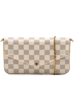 LOUIS VUITTON Bolsa crossbody Damier Azur Pochette Felicie 2019