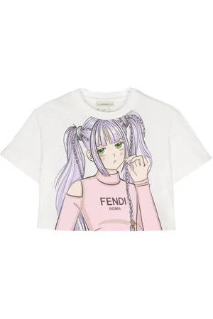 Fendi Playera con logo estampado