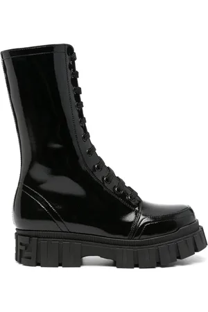 Fendi Botas con logo en relieve