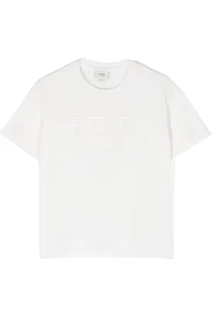 Fendi Playera con logo bordado