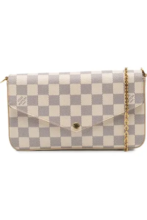 LOUIS VUITTON Bolsa crossbody Damier Azur Pochette Felicie 2020