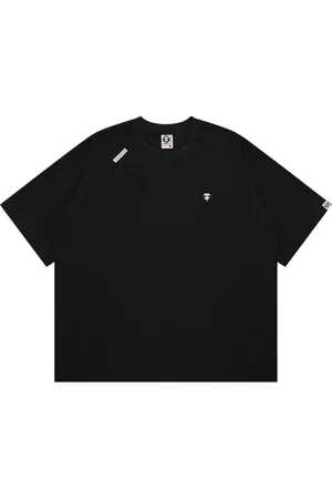 A Bathing Ape Playera con logo estampado