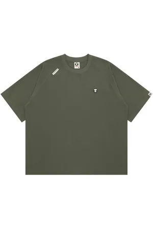 A Bathing Ape Playera con logo estampado