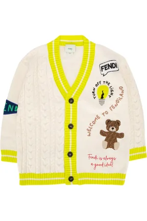 Fendi Cárdigan con motivo Bear