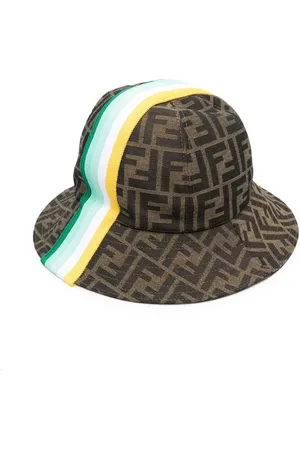 Fendi Sombrero de verano con logo FF