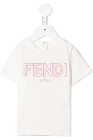 Fendi Playera con logo bordado
