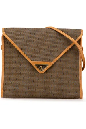 Saint Laurent Bolsa crossbody de lona revestida 20th Century