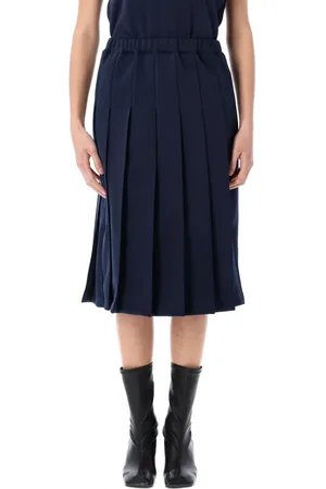 Comme des Garçons Pleated midi skirt